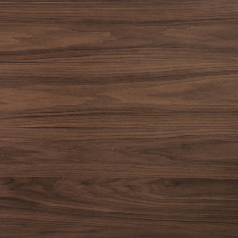 Furniture of America Beck Solid Wood Rectangular Dining Table in Walnut