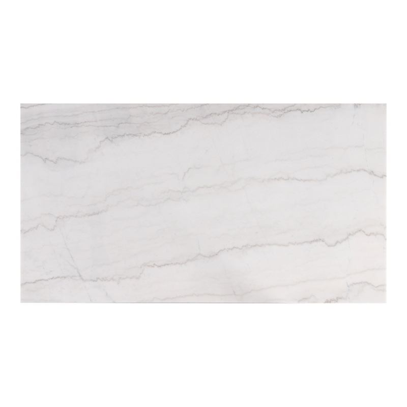 Furniture of America Isolde Marble Top Rectangular Dining Table in Black