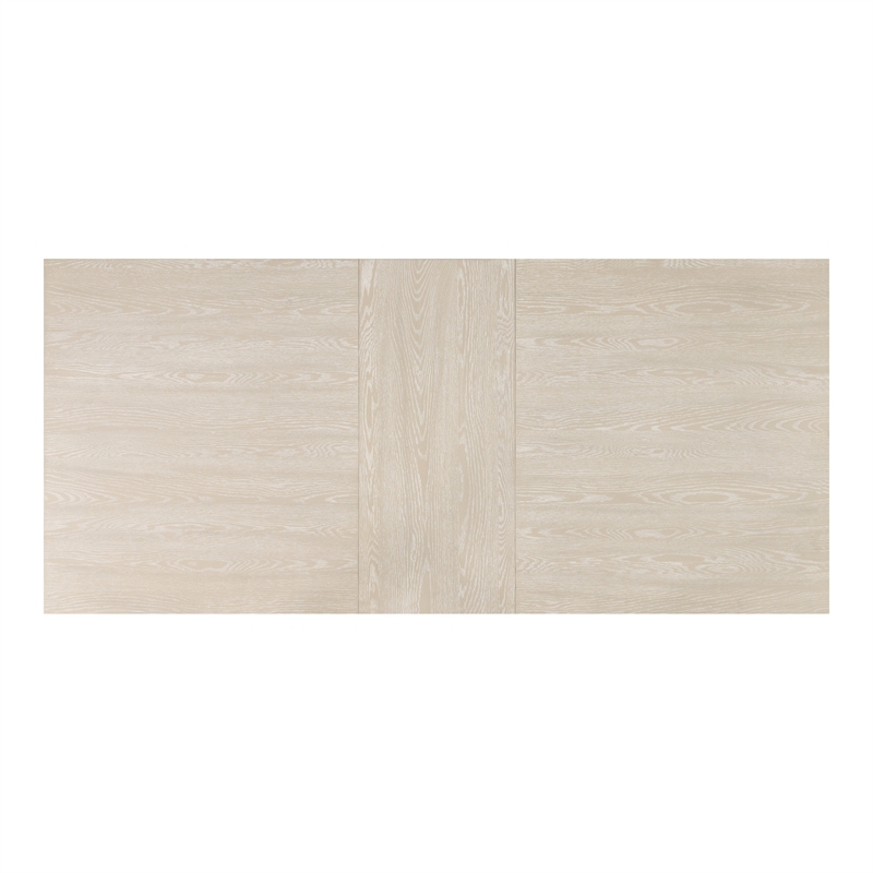 Furniture of America Don Solid Wood Extendable Dining Table in Oak