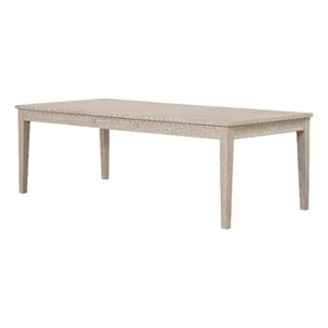 Furniture of America Don Solid Wood Extendable Dining Table in Oak