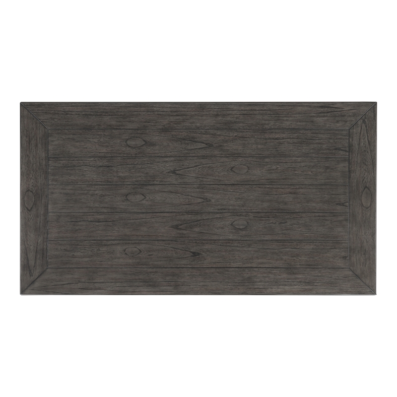 Furniture of America Monwar Solid Wood 3-Drawer Dining Table in White