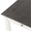 Furniture of America Monwar Solid Wood 3-Drawer Dining Table in White