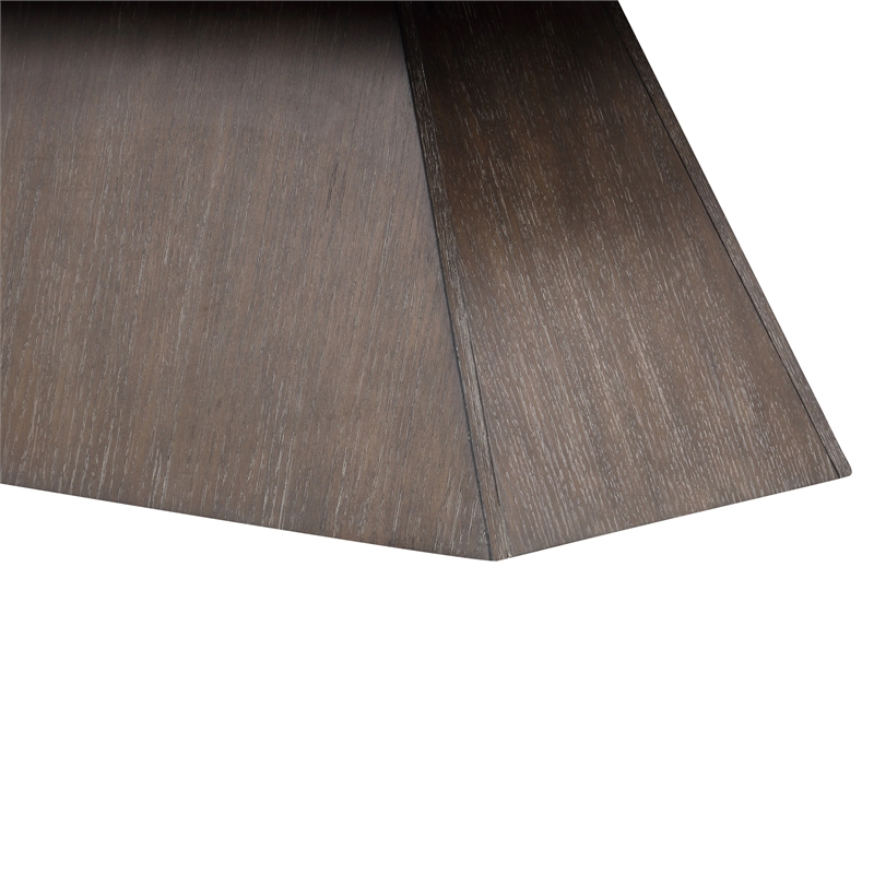 Furniture of America Rafferty Marble Top Coffee Table in Dark Walnut