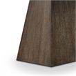 Furniture of America Rafferty Marble Top Square End Table in Dark Walnut
