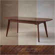 Furniture of America Nazaen Solid Wood Extendable Dining Table in Walnut