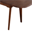 Furniture of America Nazaen Solid Wood Extendable Dining Table in Walnut