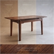 Furniture of America Nazaen Solid Wood Extendable Dining Table in Walnut