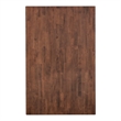 Furniture of America Nazaen Solid Wood Counter Dining Table with Leaf in Walnut