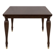 Furniture of America Aiyana Solid Wood Extendable Dining Table in Cherry