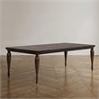 Furniture of America Aiyana Solid Wood Extendable Dining Table in Cherry