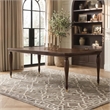 Furniture of America Aiyana Solid Wood Extendable Dining Table in Cherry