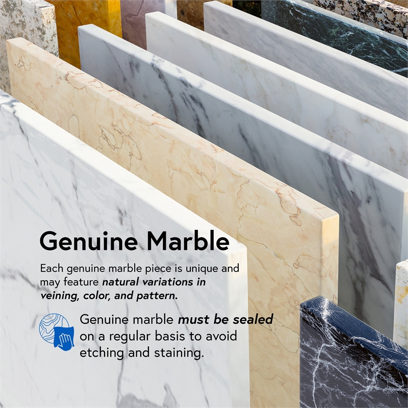 Furniture of America Quira Wood and Faux Marble Top Dining Table in White