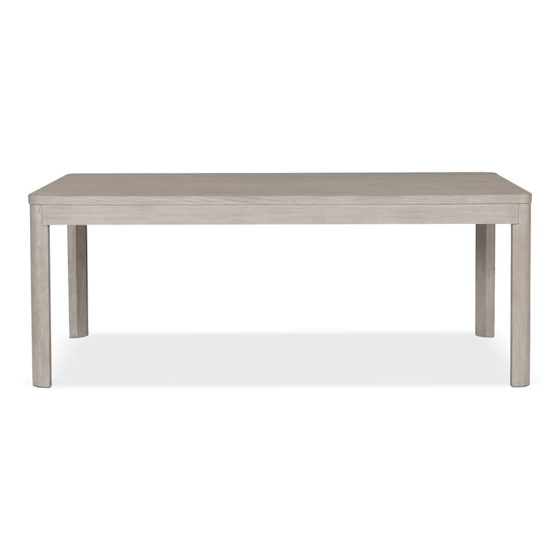 Furniture of America Austin Solid Wood Soft Rounded Edges Dining Table in Oak