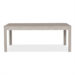 Furniture of America Austin Solid Wood Soft Rounded Edges Dining Table in Oak