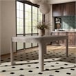 Furniture of America Austin Solid Wood Soft Rounded Edges Dining Table in Oak
