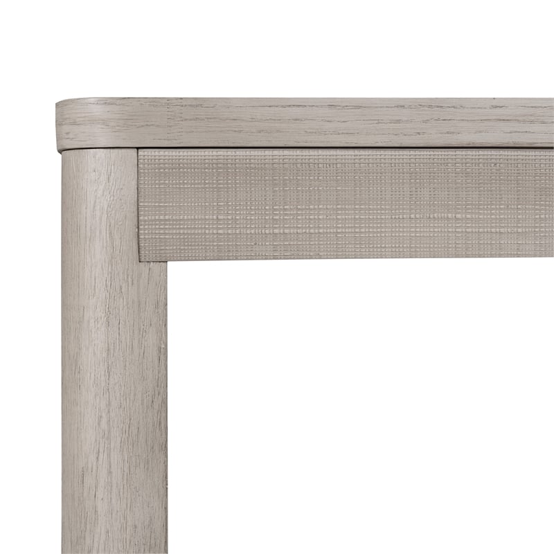 Furniture of America Austin Solid Wood Soft Rounded Edges Dining Table in Oak