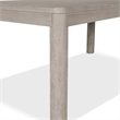Furniture of America Austin Solid Wood Soft Rounded Edges Dining Table in Oak