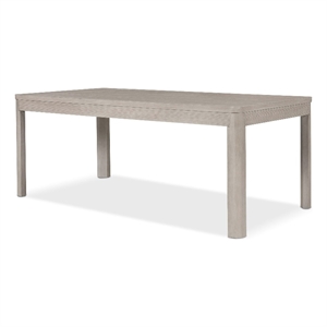 Furniture of America Austin Solid Wood Soft Rounded Edges Dining Table in Oak