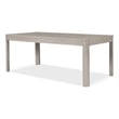 Furniture of America Austin Solid Wood Soft Rounded Edges Dining Table in Oak