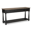 Furniture of America Peregrine Wood Storage 4-Piece Coffee Table Set in Black