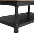 Furniture of America Peregrine Wood Storage 3-Piece Coffee Table Set in Black
