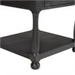 Furniture of America Peregrine Wood Storage 3-Piece Coffee Table Set in Black