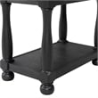 Furniture of America Peregrine Wood Storage 3-Piece Coffee Table Set in Black