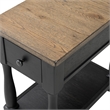 Furniture of America Peregrine Wood Storage 3-Piece Coffee Table Set in Black