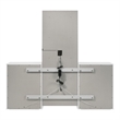 Furniture of America Belen Wood LED Lighting Vanity Set with Stool in White