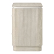 Furniture of America Pollan Solid Wood Dovetail 2-Drawer Nightstand in Gray