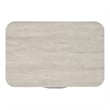 Furniture of America Pollan Solid Wood Dovetail 2-Drawer Nightstand in Gray