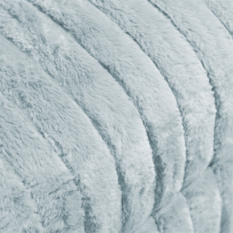 Furniture of America Viridor Fabric Power Recliner Glider Swivel Blue Recliner