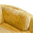 Furniture of America Viridor Fabric Power Recliner Glider Swivel Yellow Recliner