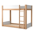 Furniture of America Shera Wood 2-Piece Bunk Bed and Dresser Set in Brown