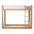 Furniture of America Shera Wood 2-Piece Bunk Bed and Dresser Set in Brown