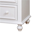 Furniture of America Agis Wood 2-Piece Bunk Bed and Chest Set in White