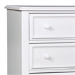 Furniture of America Agis Wood 2-Piece Bunk Bed and Chest Set in White