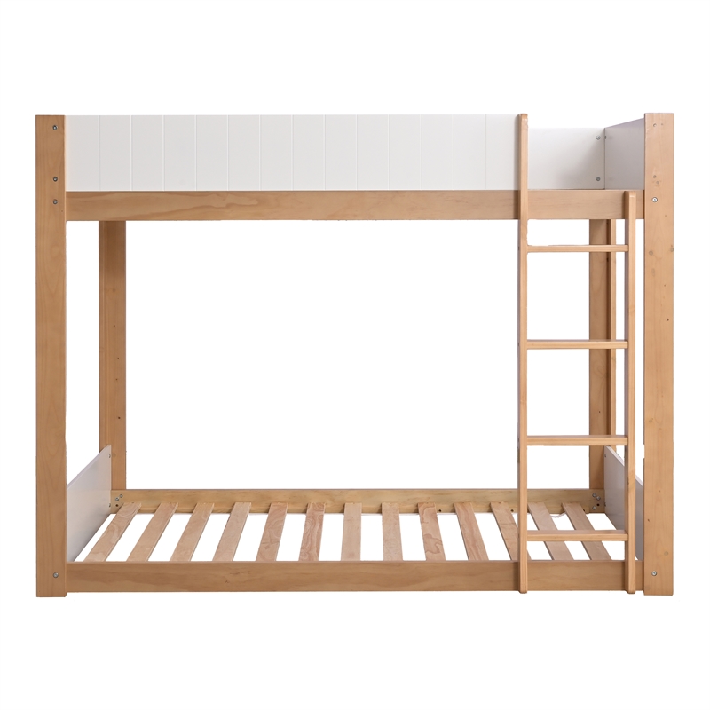 Furniture of America Shera Wood 2-Piece Bunk Bed and Chest Set in Brown