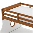 Furniture of America Dranden Wood 2-Piece Bunk Bed and Dresser Set in Brown
