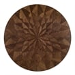 Furniture of America Lefevia Solid Wood 7-Piece Round Dining Table Set in Walnut