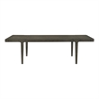 Furniture of America Arlia Solid Wood Extendable Dining Table in Espresso
