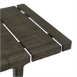 Furniture of America Arlia Solid Wood Extendable Dining Table in Espresso