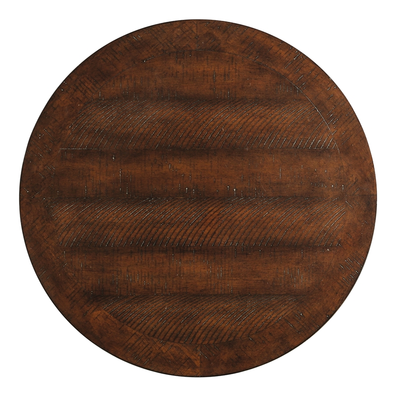 Furniture of America Wodela Solid Wood 2-Piece Coffee Table Set in Espresso