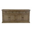 Trent Home 4-drawer Reclaimed Pine Sideboard in Weathered Brown