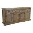 Trent Home 4-drawer Reclaimed Pine Sideboard in Weathered Brown