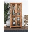 Trent Home Transitional Reclaimed Pine Display Cabinet in Natural