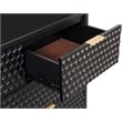 Trent HomeContemporary Seven Drawer Wood Dresser in Black