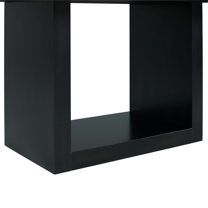 Trent Home Transitional White Marble Standard Height Dining Table