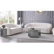 Trent Home Modular Modern Metal Coffee Table in Brushed Chrome