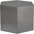 Trent Home Modular Modern Metal Coffee Table in Brushed Chrome